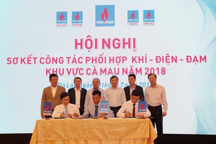 Các đơn vị ký kết Quy trình phối hợp vận hành Cụm Khí - Điện - Đạm Cà Mau cập nhật khi GPP Cà Mau đi vào vận hành thương mại.