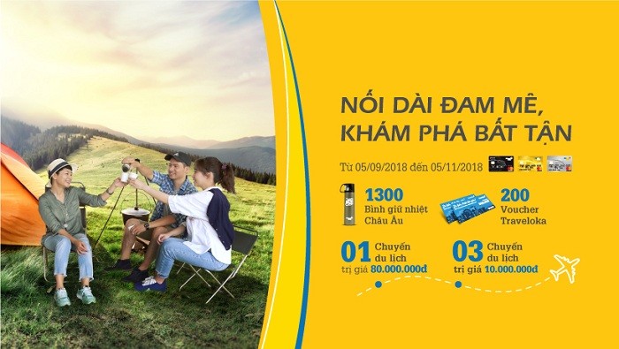 “Nối dài đam mê, khám phá bất tận” cho các chủ thẻ PVcomBank Mastercard.