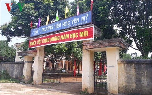 Trường tiểu học Yên Mỹ là trường tiểu học duy nhất trên địa bàn huyện Nông Cống chưa đạt chuẩn (Ảnh minh họa: vov.vn).