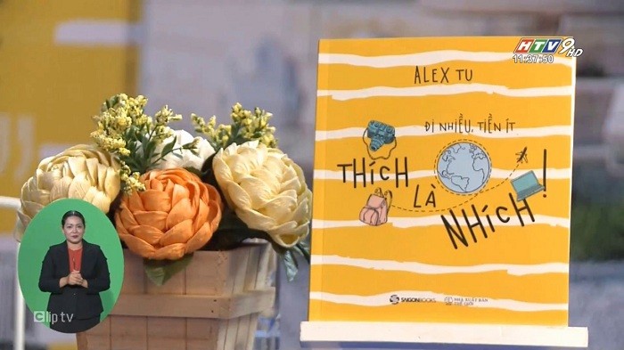 Cuốn sách Thích là nhích, đi nhiều, tiền ít (Ảnh: HTV9).