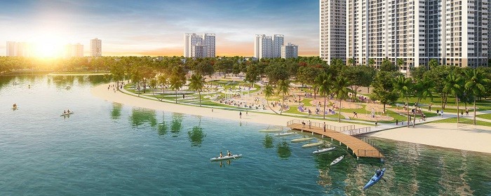 VinCity Sportia với hệ thống tiện ích cảnh quan được đầu tư bài bản.