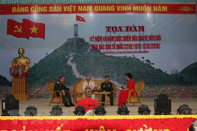 Quang cảnh buổi tọa đàm. (Ảnh: Nguyễn Chiến/TTXVN)