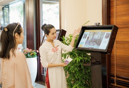 Hệ thống nhận diện gương mặt được áp dụng trong check-in các khách sạn tại Vinpearl Nha Trang.