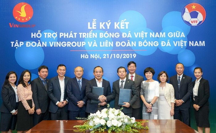 Vingroup thông qua Trung tâm Đào tạo Bóng đá trẻ PVF (“PVF”) sẽ hỗ trợ tập trung vào công tác đào tạo, chuẩn bị lực lượng cho các giải đấu quốc tế từ năm 2019 – 2024; hướng đến mục tiêu lọt vào vòng chung kết Olympic 2024 và World Cup 2026.