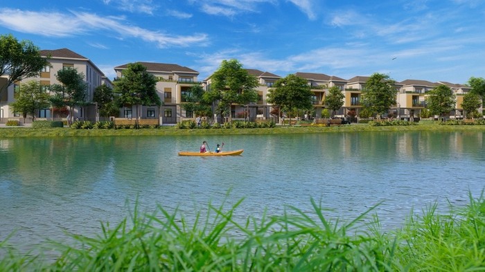 Mọi sinh hoạt của cư dân Aqua City đều gắn liền với sông nước, thiên nhiên.