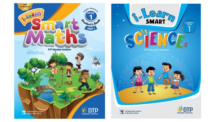 Giáo trình i-Learn Smart Maths và i-Learn Smart Science.