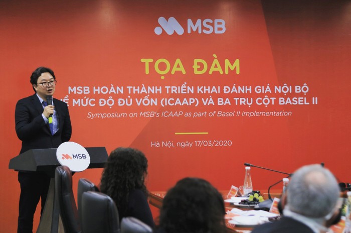 MSB hoàn thành triển khai đánh giá nội bộ về mức độ đủ vốn (ICAAP) và ba trụ cột BASEL II.