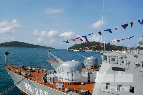 VKTBKT của hai tàu Hải quân HQ-264 và HQ-265