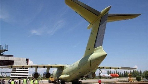 Il-76MD-90A khi mới được lắp ráp tại xưởng chế tạo, nâng cấp