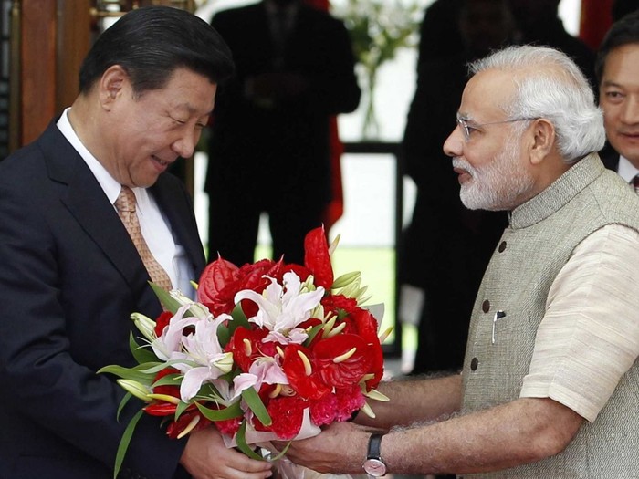 Thủ tướng Ấn Độ Narendra Modi và Chủ tịch TQ Tập Cận Bình