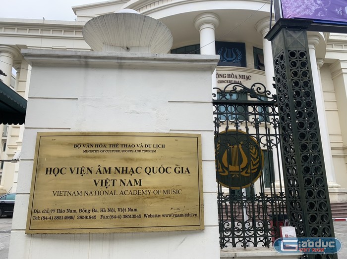 Học viện Âm nhạc Quốc gia Việt Nam. Ảnh: Phạm Thi.