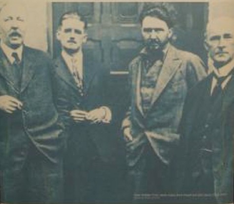 Ford Maddox Ford, James Joyce, Ezra Pound và John Quinn tại Paris 1923