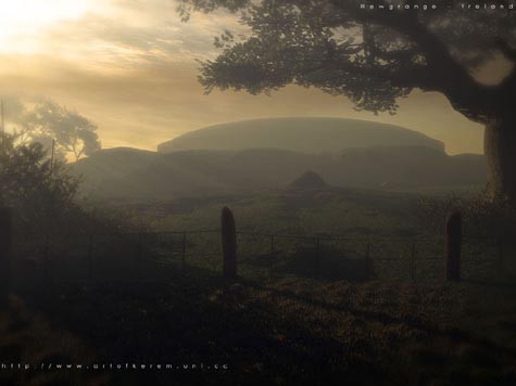 Newgrange huyền ảo trong màn sương…