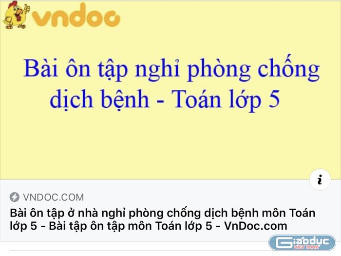 Ban giám hiệu cũng đã thống nhất giao bài tập để các con ôn tập ở nhà, với mục đích giúp các con duy trì nếp học vì đây là bậc tiểu học. Ảnh: Tùng Dương