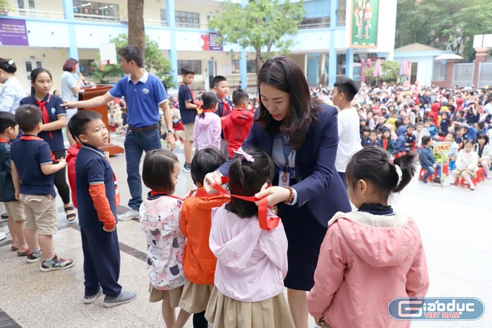 Theo cô Nhung: &quot;Nếu bây giờ không có khảo sát thì sẽ không biết được mục tiêu các nhà trường đưa ra, so với thực tế trẻ con đạt được đến đâu để mà điều chỉnh tính đến thời điểm này&quot;. Ảnh: NVCC.