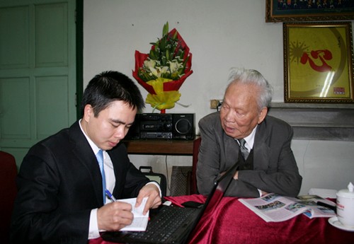 Đại tướng Lê Đức Anh trả lời phỏng vấn Báo Giáo dục Việt Nam