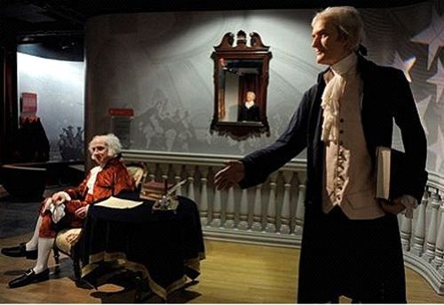 John Adams (trái) và Thomas Jefferson