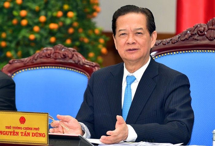 Thủ tướng Nguyễn Tấn Dũng yêu cầu các thành viên Chính phủ trách nhiệm tới cùng với công việc. ảnh: VGP.