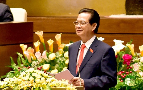 Thủ tướng Nguyễn Tấn Dũng cho biết, vẫn còn những thủ tục hành chính gây phiền hà cho người dân. ảnh: Trung tâm thông tin Quốc hội.