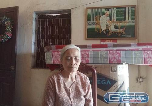 Bà Bùi Thị Kiểm đã chịu đựng nỗi oan ức suốt 34 năm qua, nhưng chưa được giải quyết chế độ, quyền lợi. ảnh: Ngọc Quang.