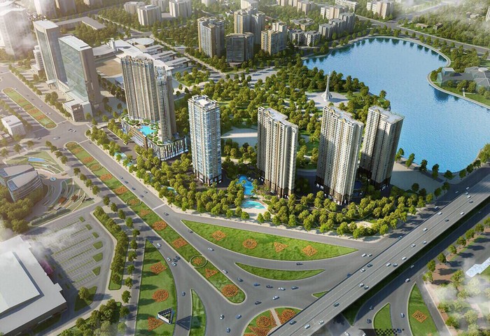 D’.Capitale sẽ trở thành một tổ hợp căn hộ cao cấp, trường học, văn phòng và trung tâm thương mại hàng đầu Thủ đô.