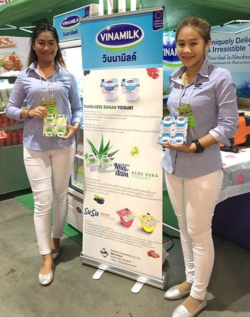 Sản phẩm Sữa chua ăn Vinamilk được người tiêu dùng Thái Lan rất ưa thích nhờ việc chất lượng và khẩu bị phù hợp với người tiêu dùng Thái, kèm với việc phát triển hình ảnh bao bì đẹp, và tính năng phù hợp với thị hiếu bản địa.