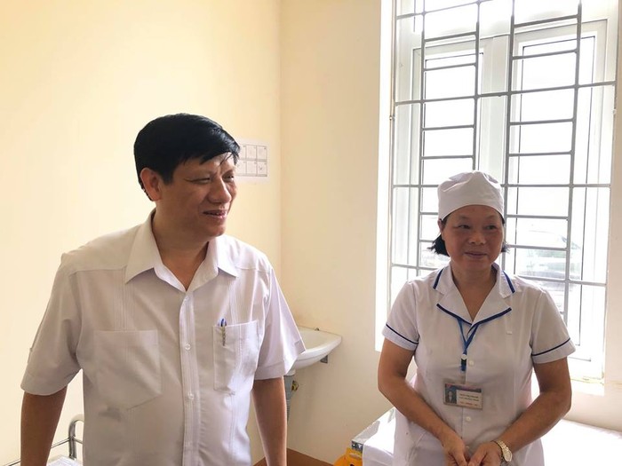 Thứ trưởng Nguyễn Thanh Long kiểm tra công tác y tế cơ sở tại tỉnh Lào Cai. ảnh: moh.gov.vn