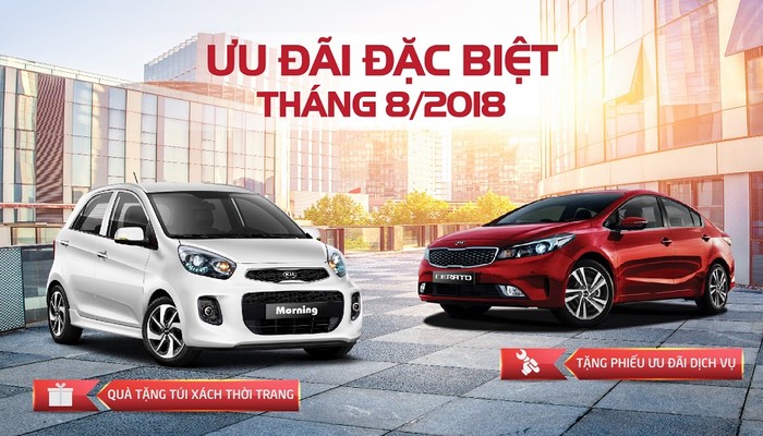 Cơ hội mua xe Kia với hàng loạt ưu đãi hấp dẫn trong tháng 8.