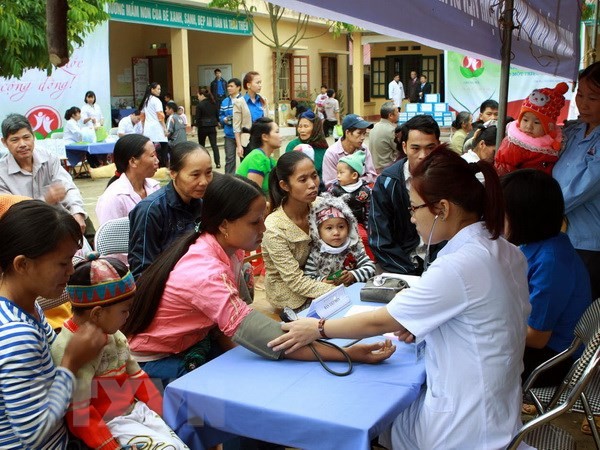 Nâng cao chất lượng giáo dục, y tế, chăm sóc sức khỏe... là những mục tiêu quan trọng trong phát triển bền vững của quốc gia. ảnh minh họa: TTXVN.