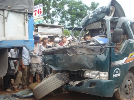 Hiện trường vụ tai nạn