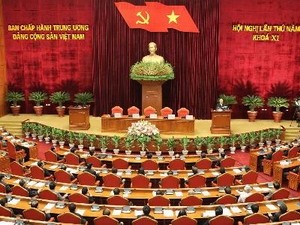 Toàn cảnh phiên bế mạc Hội nghị lần thứ năm Ban Chấp hành Trung ương Đảng Cộng sản Việt Nam khóa XI. (Ảnh: Trí Dũng/TTXVN)