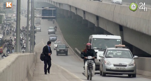 Đường trên cao thành bến xe khách, Tin tức trong ngày, xe khach, vanh dai 3, cau can, bat khach, xe om, tranh gianh, trat tu, nguoc chieu, tai nan, an toan, giao thong