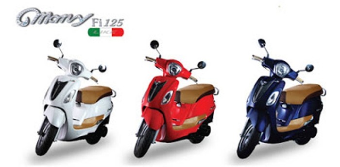 4. Many Fi 125: Kymco mới đây đã âm thầm cho ra mắt mẫu xe tay ga Kymco Many Fi 125. Kiểu dáng tổng thể của xe có phần giống với những mẫu xe tay ga khác trên thị trường hiện nay, như Vespa LX hay Yamaha Nozza. Do đó, Many Fi 125 khá nhỏ gọn, phù hợp với chị em khi di chuyển trên những con phố đông đúc. Xe có cốp đựng đồ khá rộng, thoải mái cất giữ đồ đạc cho những ai có sở thích shopping.