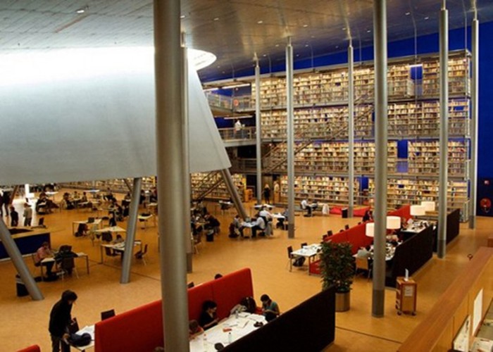 Thư viện Đại học Kỹ thuật Delft, Hà Lan. Ảnh: Mental Floss.