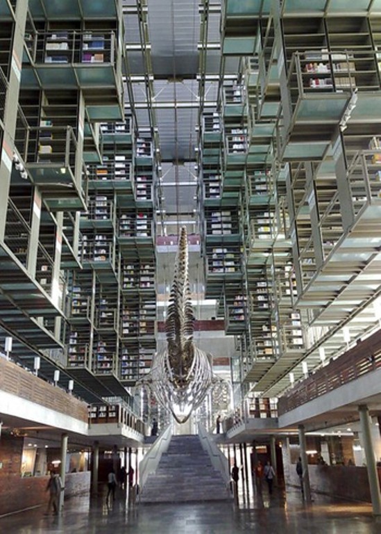 Thư viện José Vasconcelos de Mexico tại Mexico. Ảnh: Flavorwire.