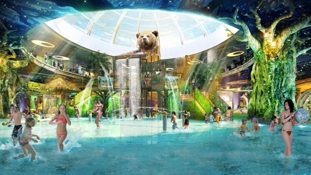 Công viên nước trong nhà lớn nhất Đông Nam Á cũng sẽ là lực hút lớn tại Vincom Mega Mall Royal City