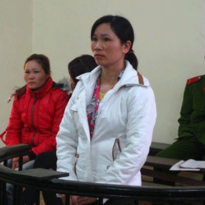 Bị cáo Nguyễn Thị Lý tại phiên tòa phúc thẩm.