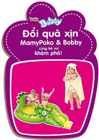 Chương trình khuyến mãi “Đổi quà xịn MamyPoko&Bobby, cùng bé vui khám phá!” của Công ty Cổ Phần Diana.