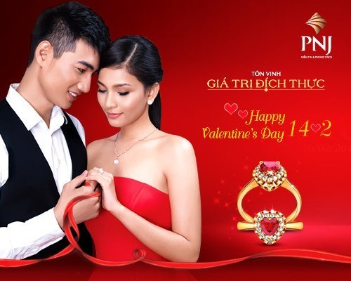 PNJ tung ra bộ sưu tập cho dịp Valentine năm nay.