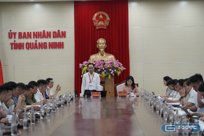 Quang cảnh buổi làm việc (Ảnh: Phạm Linh)