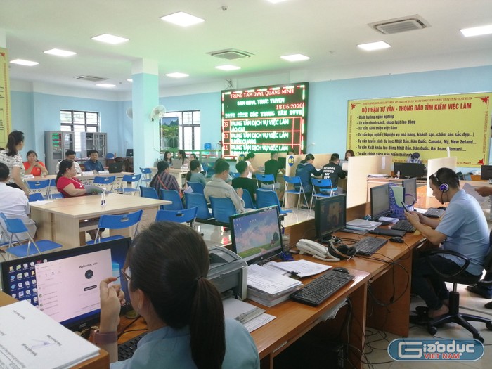 Trung tâm Dịch vụ việc làm tại Quảng Ninh (Ảnh: PL)