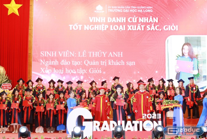 Năm 2023, nhiều ngành đại học của Trường Đại học Hạ Long có tỉ lệ sinh viên tốt nghiệp cao (Ảnh: PL)