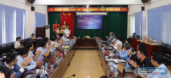 Trường Đại học Sư phạm Kỹ thuật Hưng Yên tổ chức hội nghị “Mô hình doanh nghiệp trong trường đại học – Hướng đi Hiệu quả cho các dự án khởi nghiệp” (Ảnh: PL)