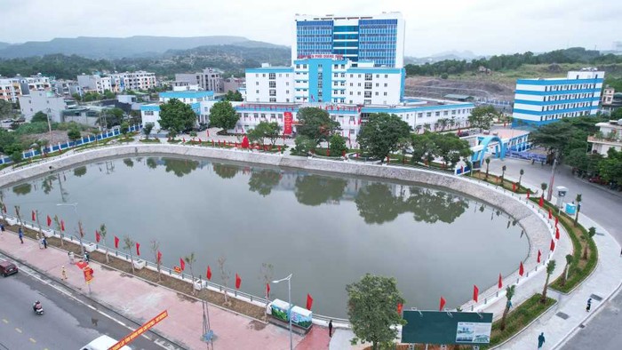Dự án Nâng cấp, mở rộng Bệnh viện Phổi Quảng Ninh. Dự án có tổng mức đầu tư 631 tỷ đồng từ nguồn ngân sách tỉnh và và Tập đoàn Công nghiệp Than – Khoáng sản Việt Nam (TKV) hỗ trợ 245 tỷ đồng (Ảnh: CTV)
