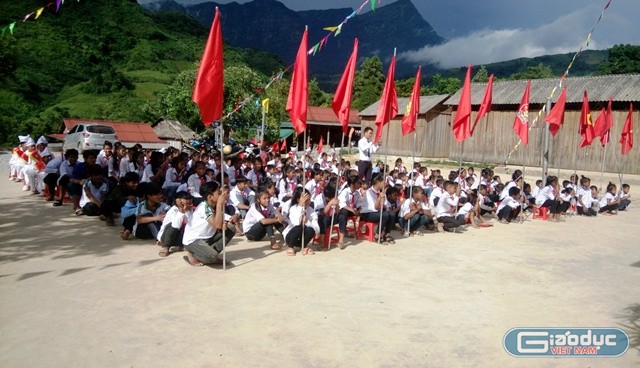 Nhiều điểm trường lẻ của trường Phổ thông dân tộc bán trú Tiểu học và Trung học cơ sở số 2 Trọng Hóa còn rất nhiều khó khăn, thiếu thốn.