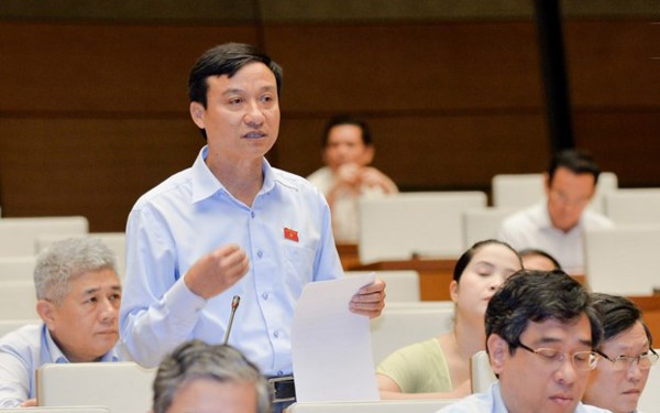 Đại biểu Quốc hội Bùi Văn Xuyền. Ảnh đăng trên Báo điện tử Đài tiếng nói Việt Nam.