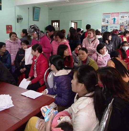 Nhiều giáo viên bị chấm dứt hợp đồng tại huyện Yên Định. Ảnh: Thụy Du.