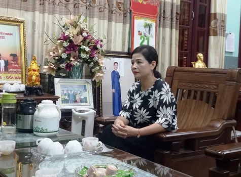 Bà Phạm Thị Hằng - Giám đốc Sở Giáo dục và Đào tạo Thanh Hóa. Ảnh: Thụy Du.