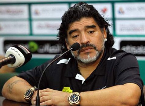 Maradona sớm phải chấm dứt cuộc phiêu lưu trên băng ghế huấn luyện viên.