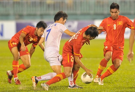 Tuyển Việt Nam tiến bộ qua từng trận đấu VFF Cup. Ảnh: S.H/TTO